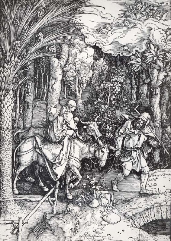 The Flight into Egypt, Albrecht Durer